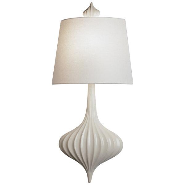 Jonathan Adler Ceramic 1 Light Flush Mounted Sconce by Jonathan Adler